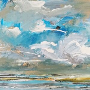 Wadden in de serie Noordzee kust van Wim van de Wege, te zien in Gallery Van de Wege Putten