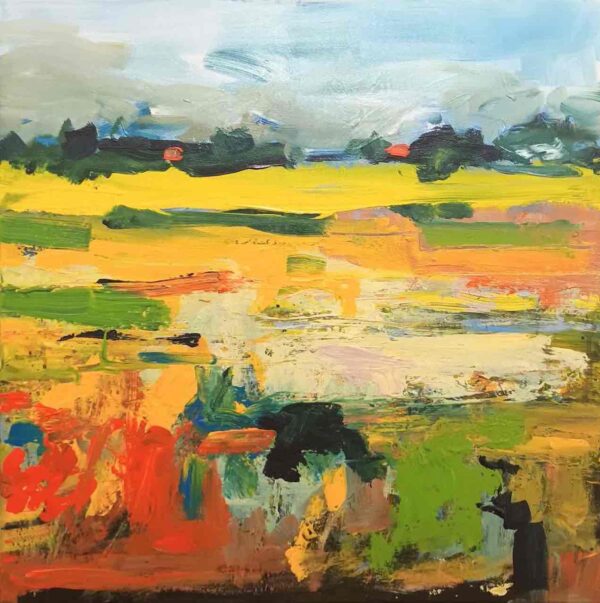Zomers landschap Wim van de Wege